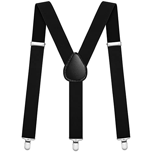 Aomig Hosenträger für Herren, Hosenträger Herren Extra Stark Breit 3,5 Cm mit Sehr Starken 3 Metall Clips,...